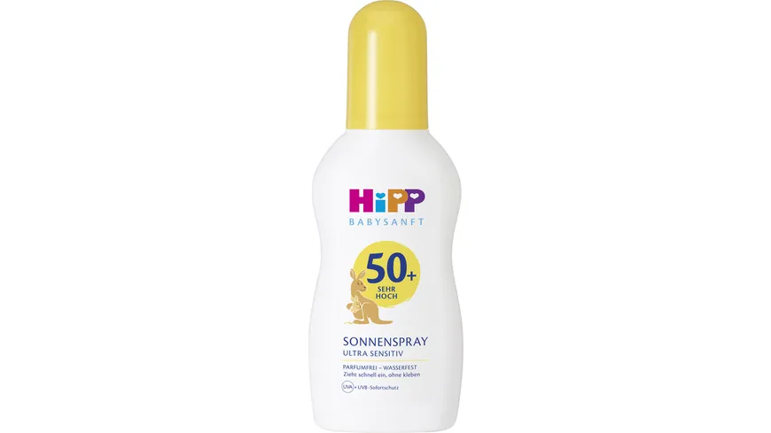 HiPP Babysanft Sonne Sonnenspray, LSF 50+ 150 ml