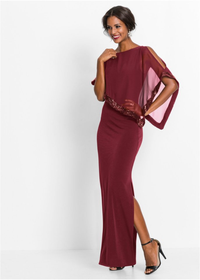 Maxikleid mit Pailletten