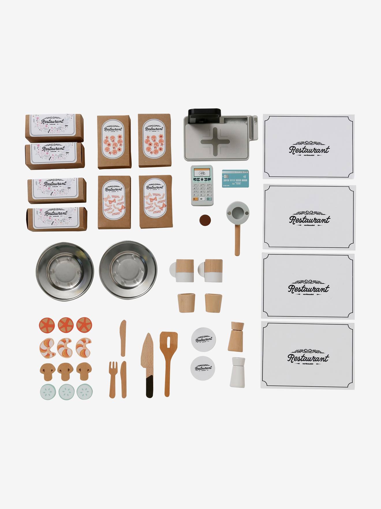 Restaurant en bois FSC® multicolore