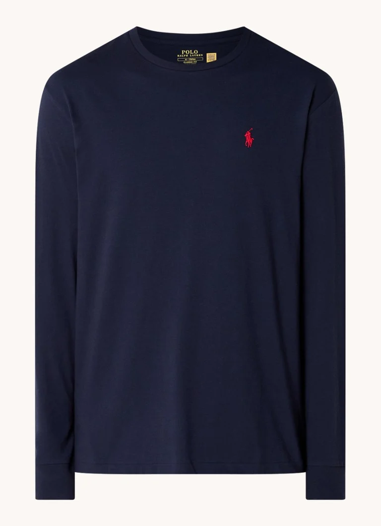 Ralph Lauren long-sleeved shirt with logo embroidery