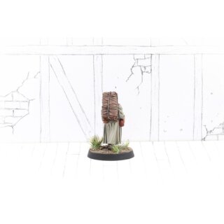 Townsfolk Miniatures - Nordic Woman With Baggage