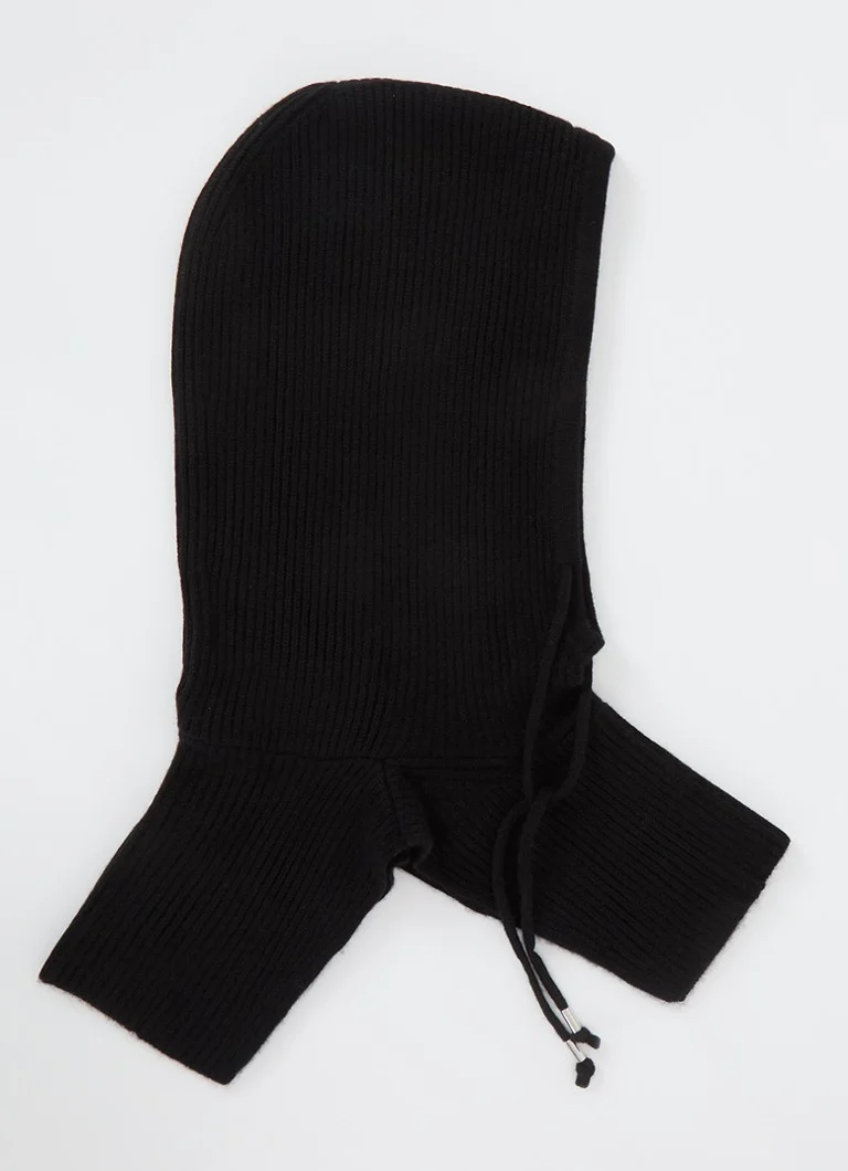 ba&sh Cashmere hooded scarf