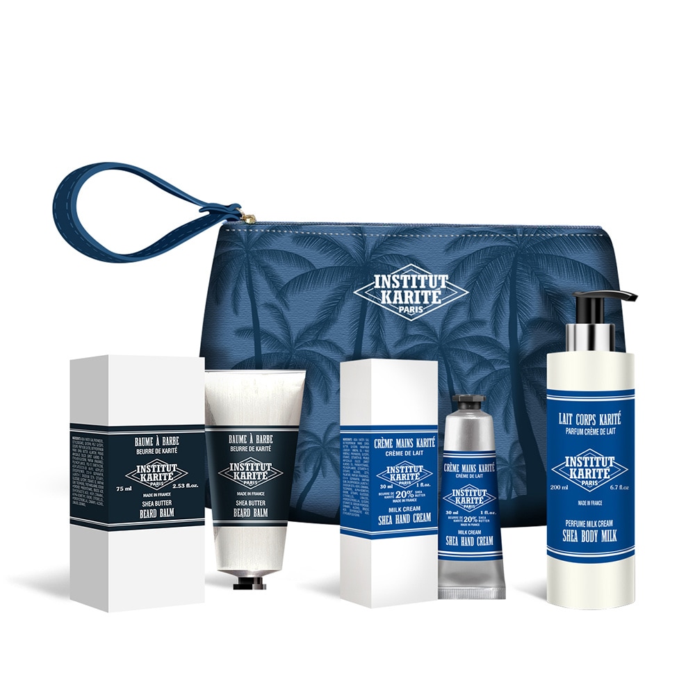 Institut Karité Paris Trousse Palmier Routine Homme Soin corps