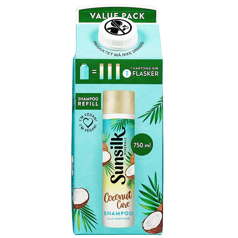 Sunsilk Shampoo 750 ml refill Coconut care Sunsilk