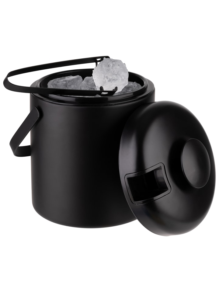 APS Eiseimer-Set in schwarz, Ø 14 cm, H: 22 cm, 1,3 Liter   günstig kaufen onesize