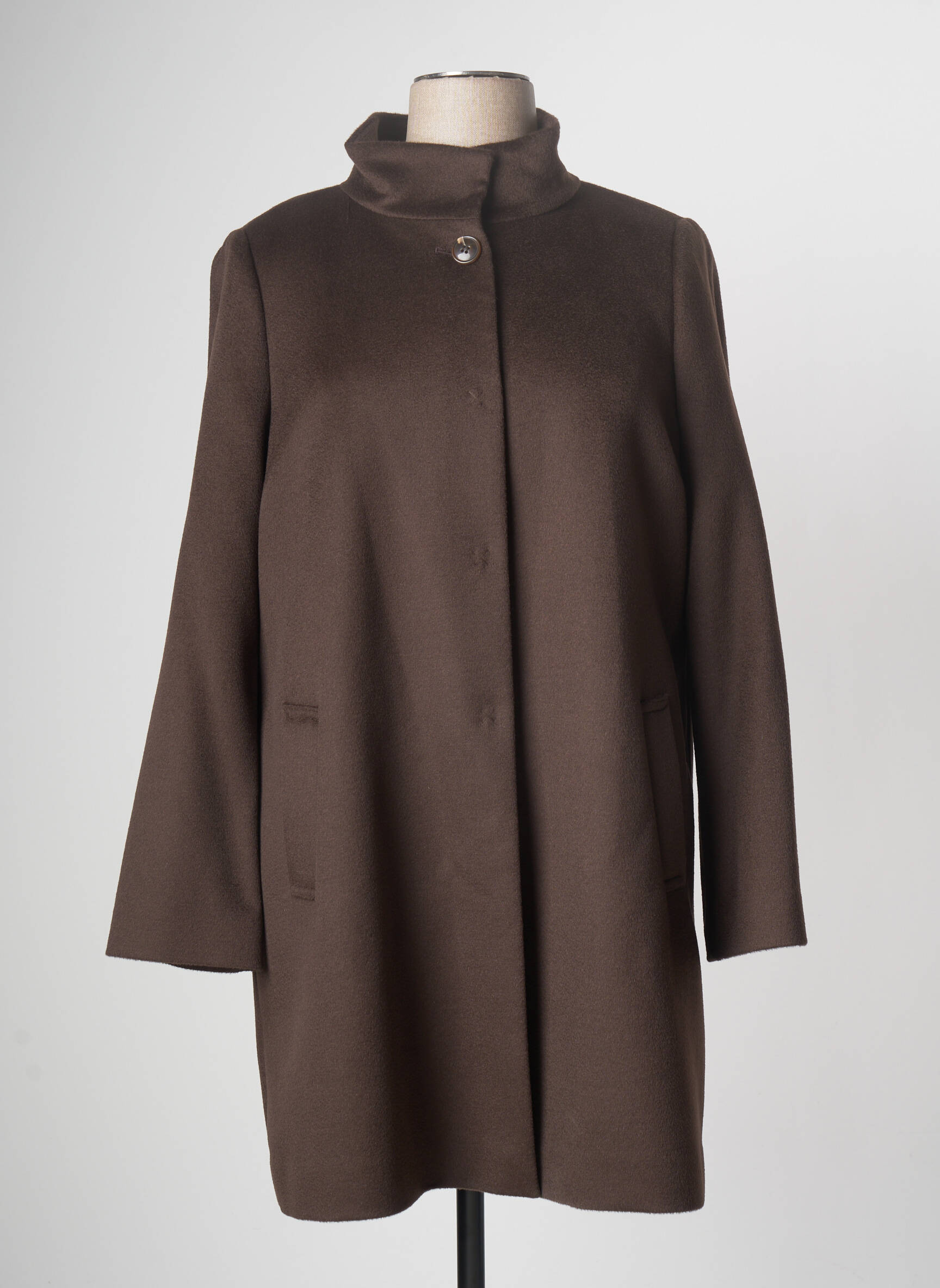 Devernois Manteaux Longs Femme couleur marron