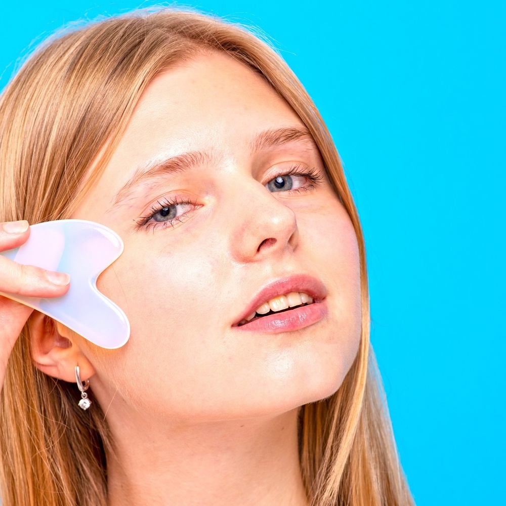 Lavay Paris PLUMP IT UP! Kit GUA SHA + Sérum HYDRATANT Accessoire de Massage & Soin visage