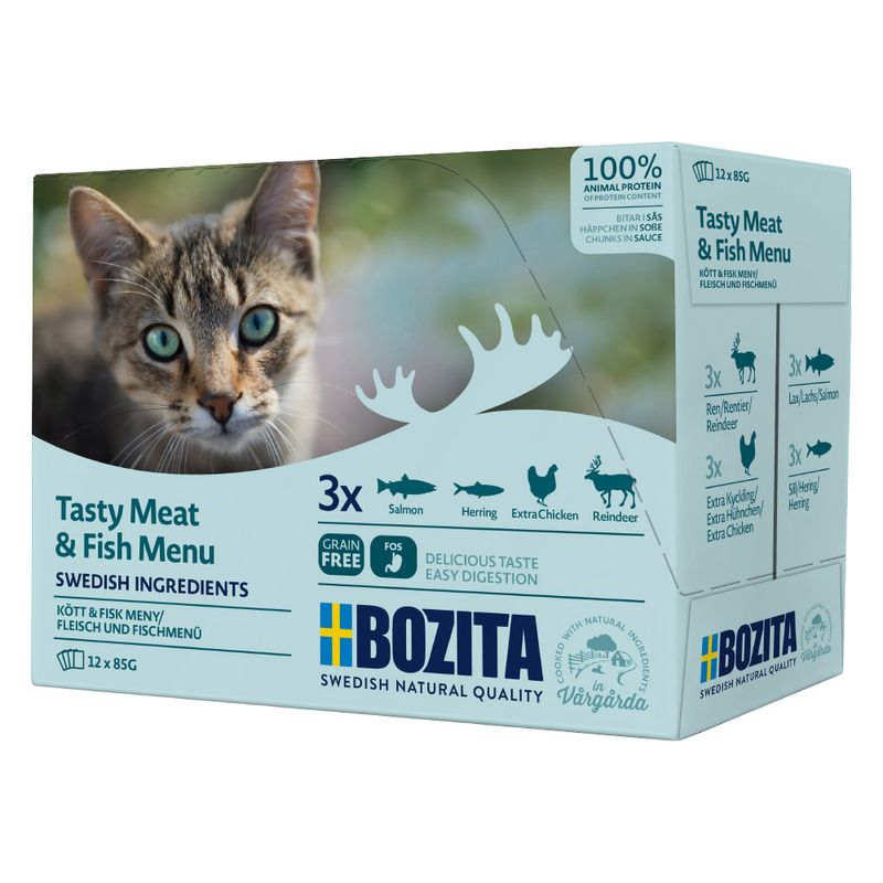 Sparpaket Bozita Häppchen in Soße Pouch 24 x 85 g