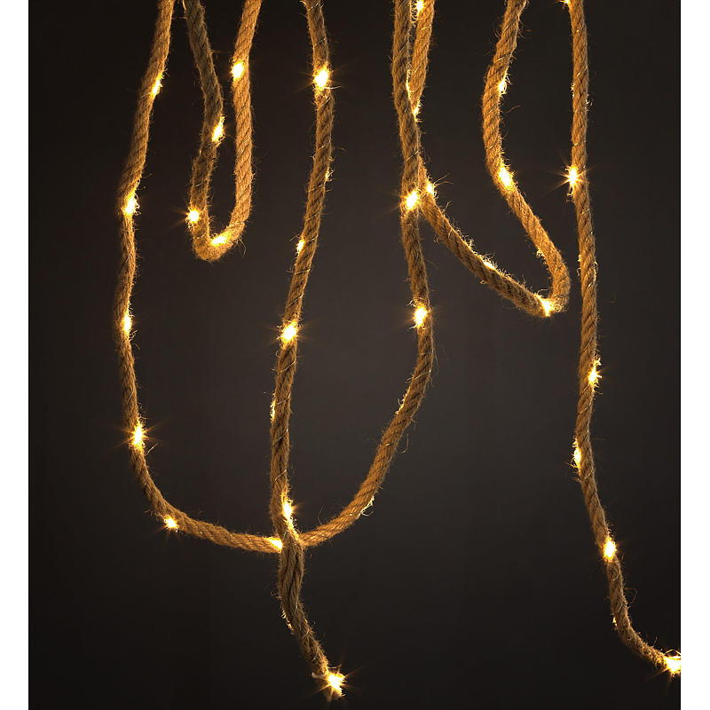 Home Hampetau 4,5 m, m/60 LED-lys