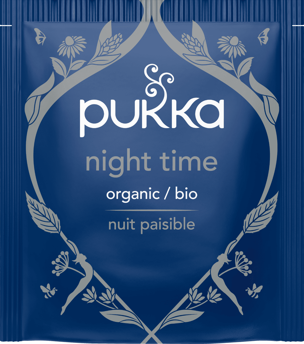 Kräutertee \Night Time\ mit Haferblütenspitze, Lavendel, Lindenblüte (20 Beutel), 20 g