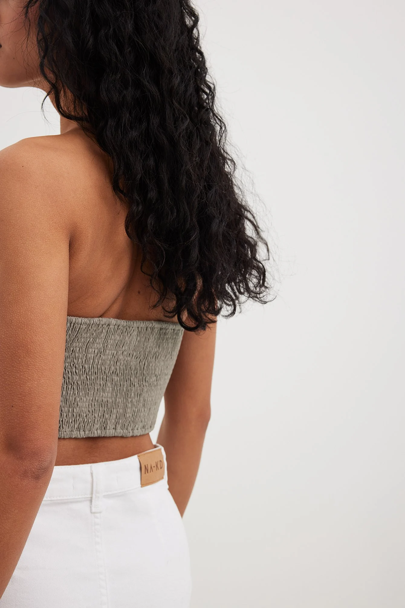 Tailliertes Bandeau-Top