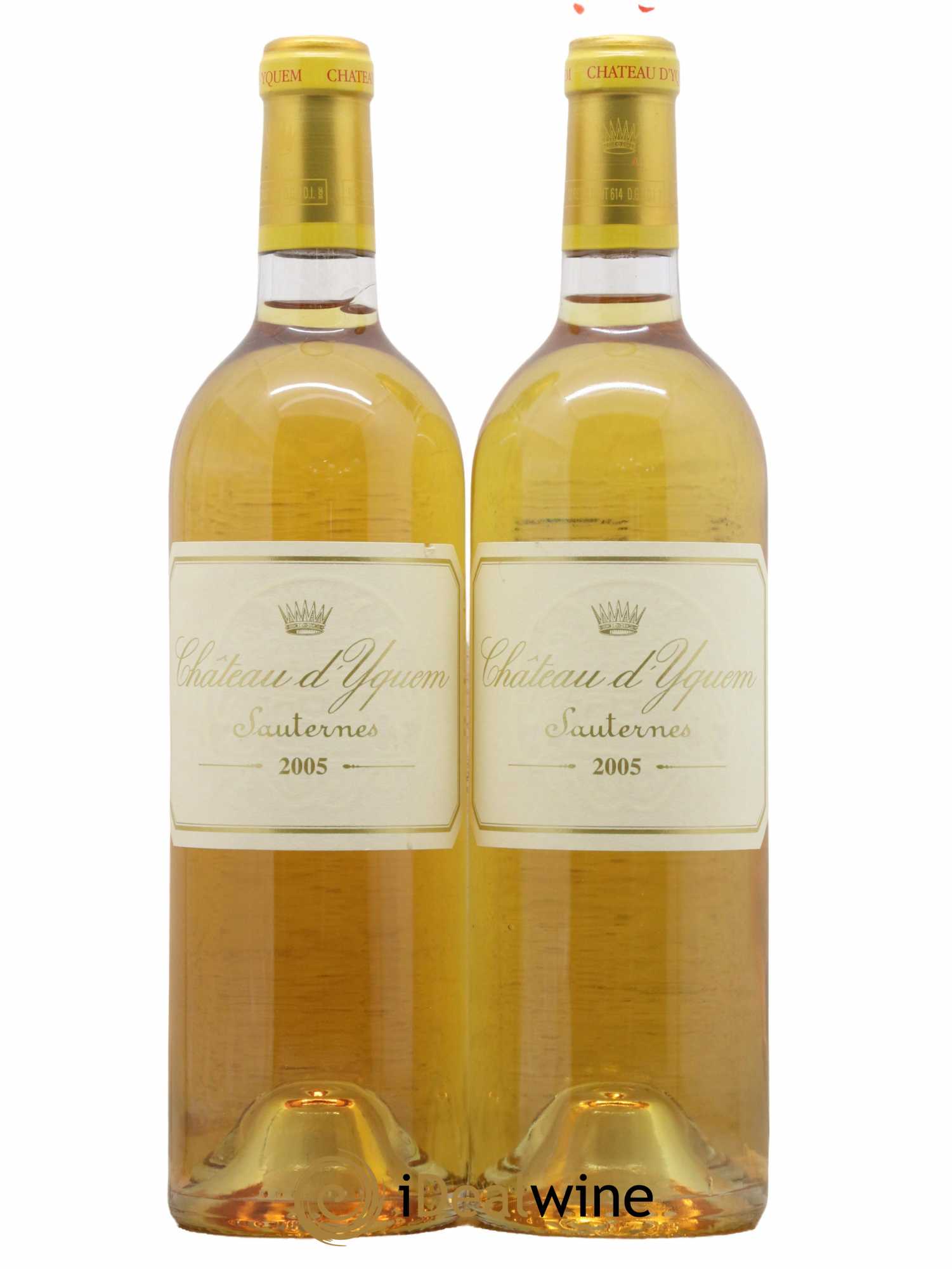Château d'Yquem 1er Cru Classé Supérieur  2005 - Lot de 2 Bouteilles