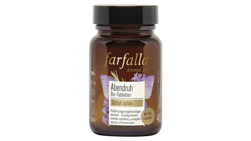 farfalla Bio-Tabletten Abendruh 30 g
