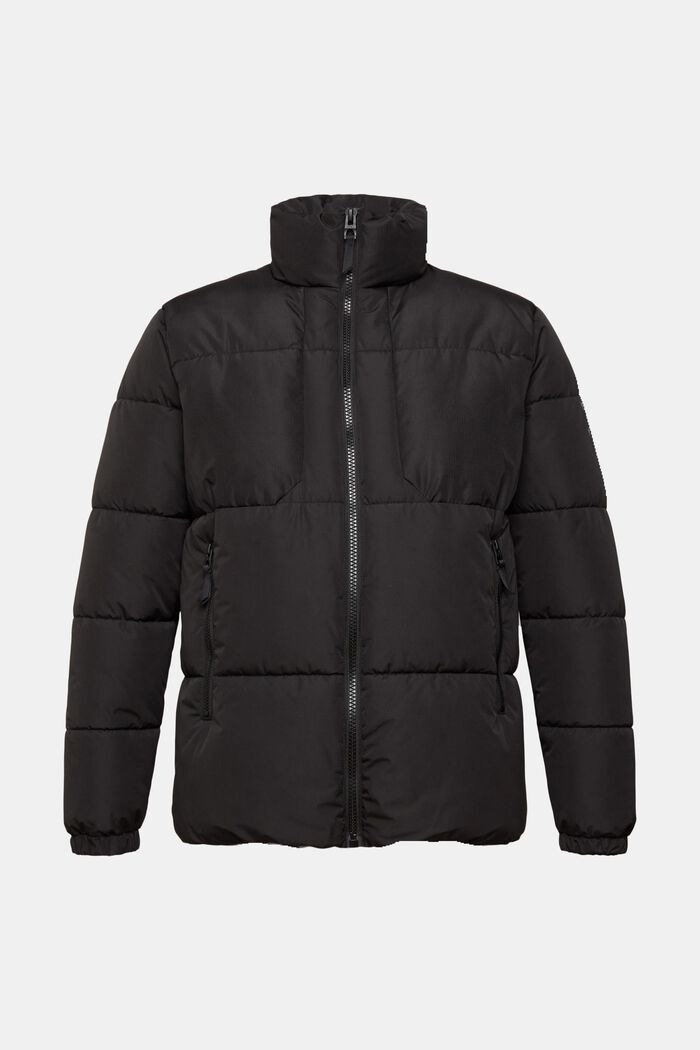 Steppjacke mit hohem Kragen