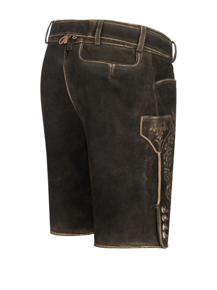 Nübler Lederhose kurz Lederhose Sebastian in Moor günstig kaufen