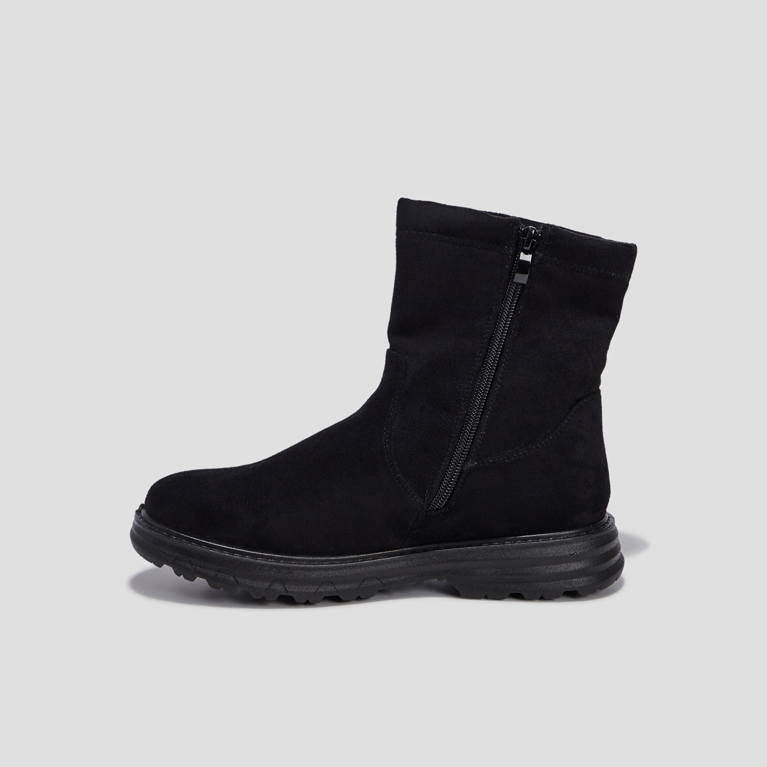 Bottines fourrées noir femme | La Halle