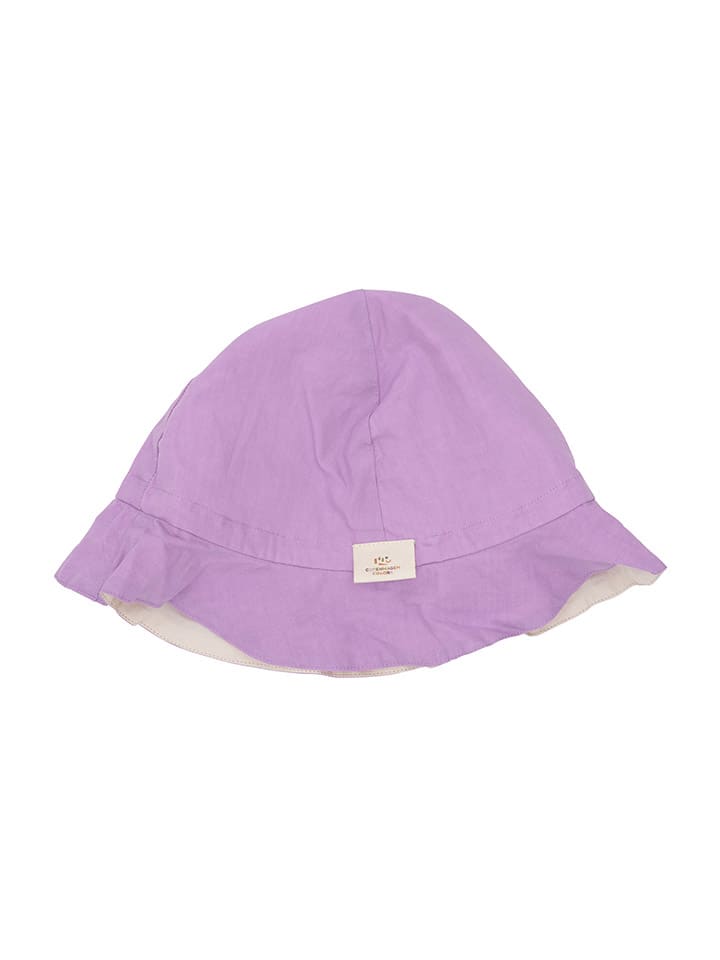 COPENHAGEN COLORS Wende-Sommerhut in Lila/ Creme günstig kaufen