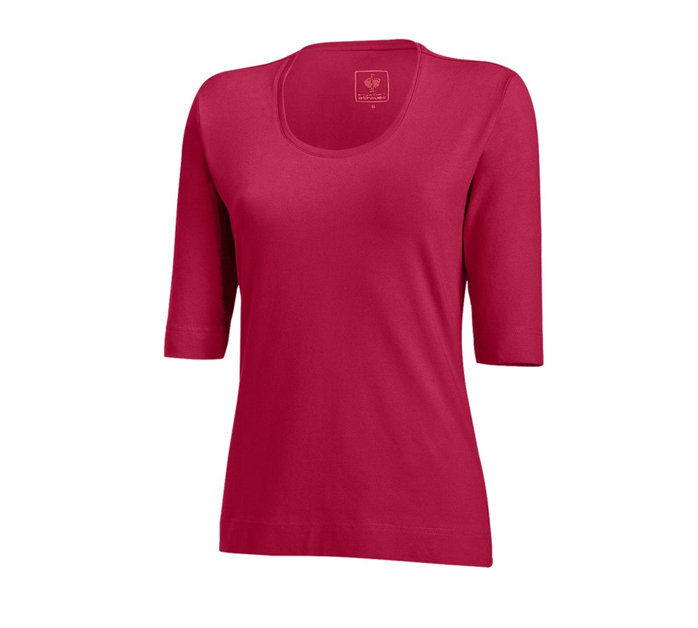 e.s. Shirt 3/4-Arm cotton stretch, Damen
