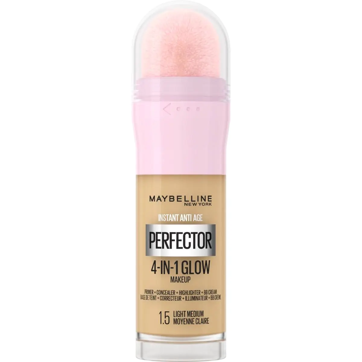 „Maybelline Instant Perfector Glow 4in1“ švytinti pudra, 1.5 šviesiai vidutinė