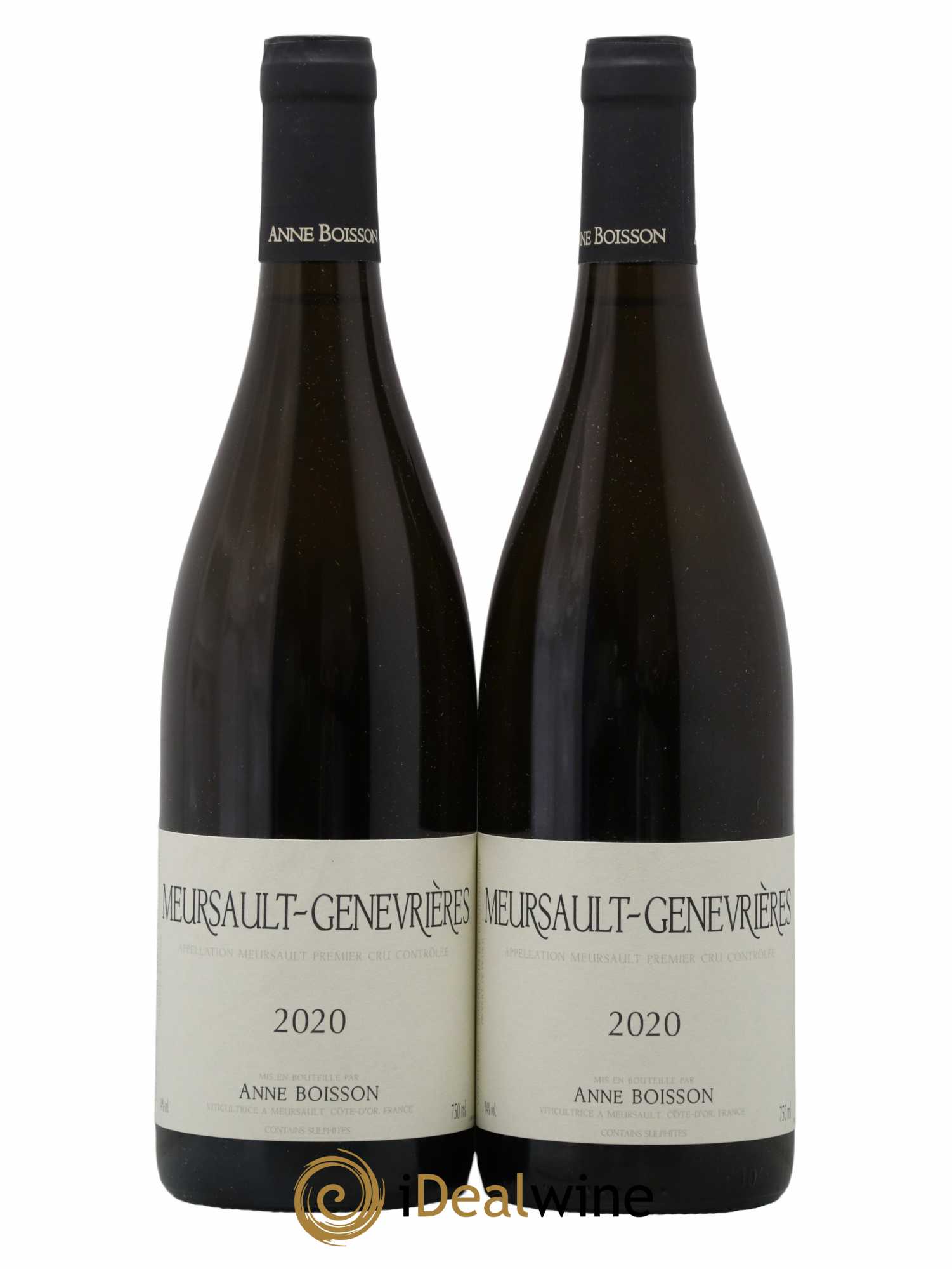 Meursault 1er Cru Genevrières Anne Boisson  2020 - Lot de 2 Bouteilles