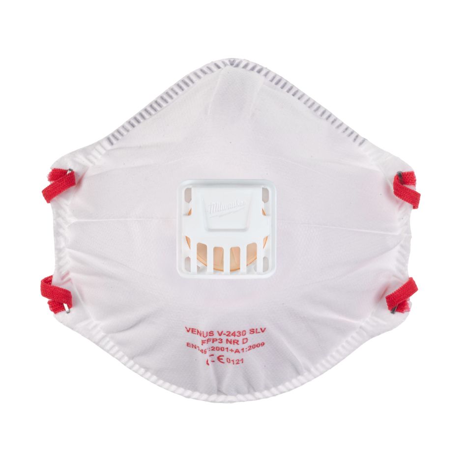 Milwaukee Accessories 4932471906 FFP3 dammmask med ventil - 10 stycken