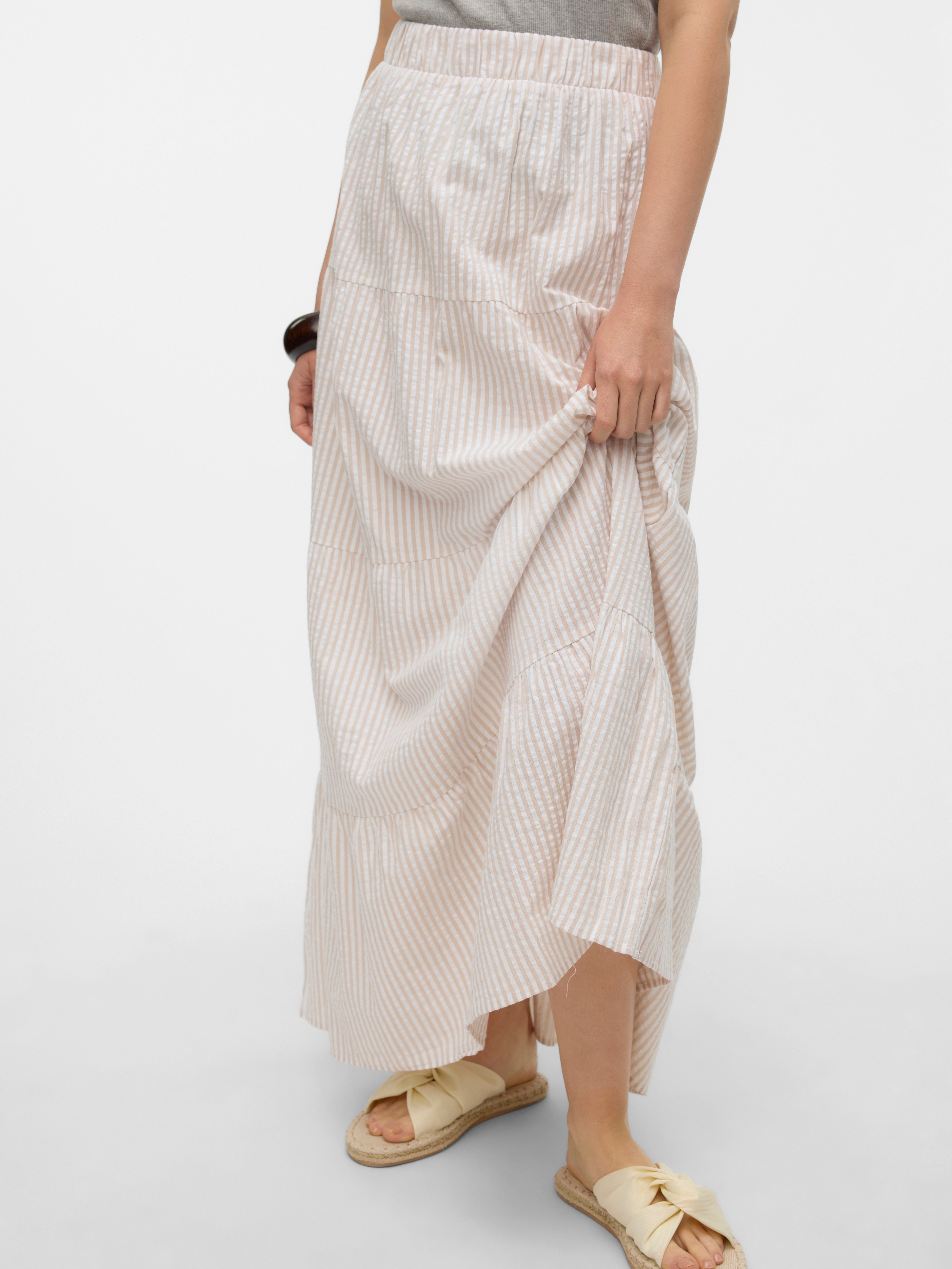 VMMOLLY Hohe Taille Langer Rock