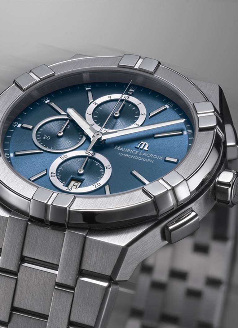 Maurice Lacroix Aikon hronogrāfa pulkstenis AI1118-SS002-430-1