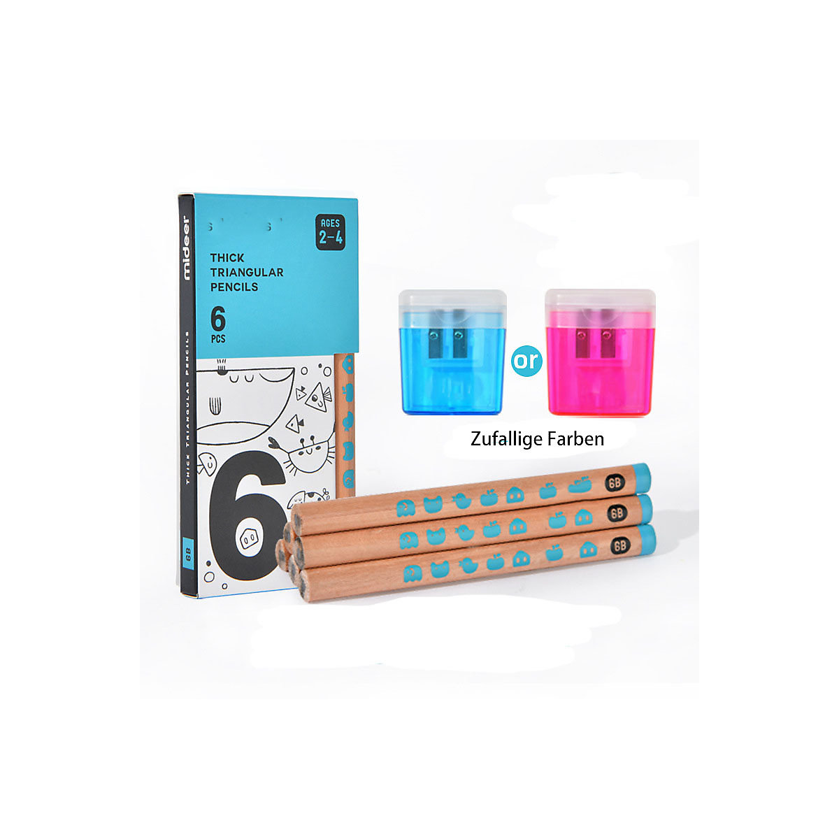 Kinderbleistifte Kinder dicken dreieckigen Bleistift Graphitstift Skizze Stift