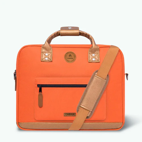Bogota terracotta laptop bag