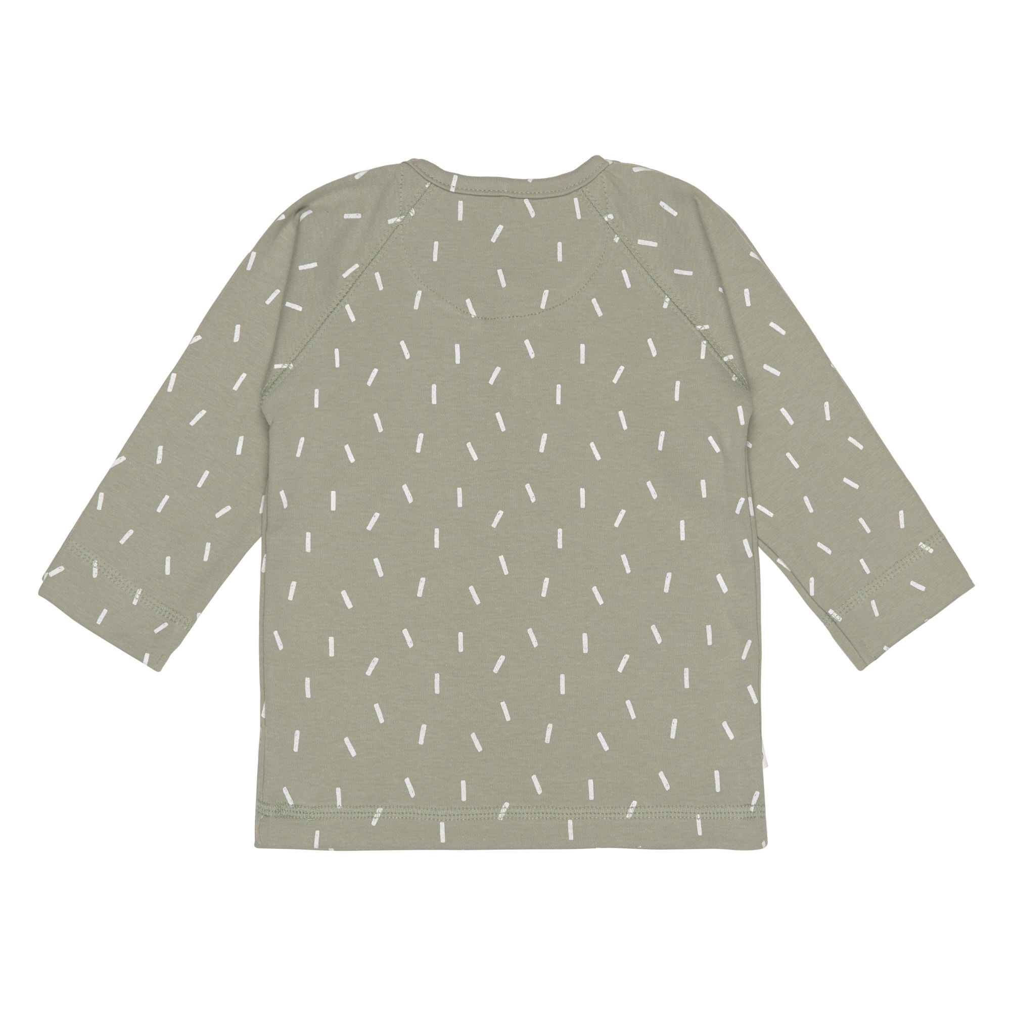 Baby Wickelshirt - Bio Baumwolle, Speckles, Oliv