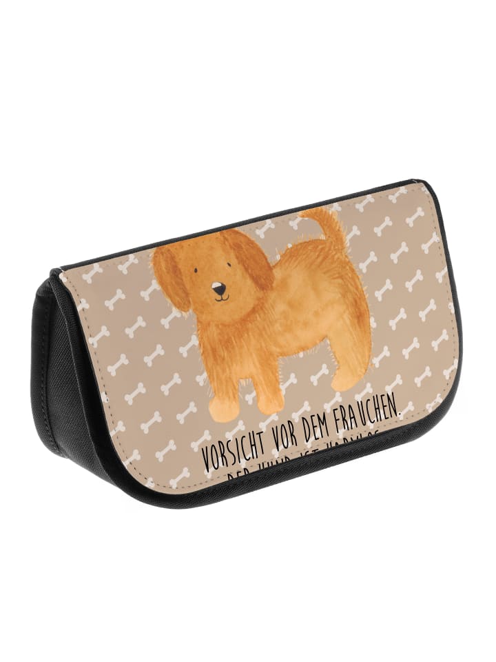 Mr. & Mrs. Panda Kosmetiktasche Hund Flauschig mit Spruch in Hundeglück günstig kaufen onesize
