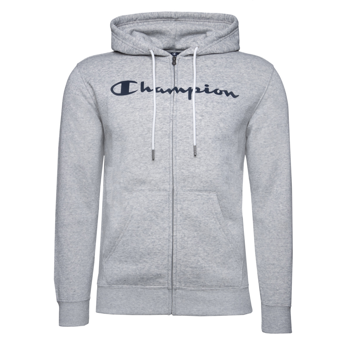 Champion Hooded Full Zip Sweatjacke grau