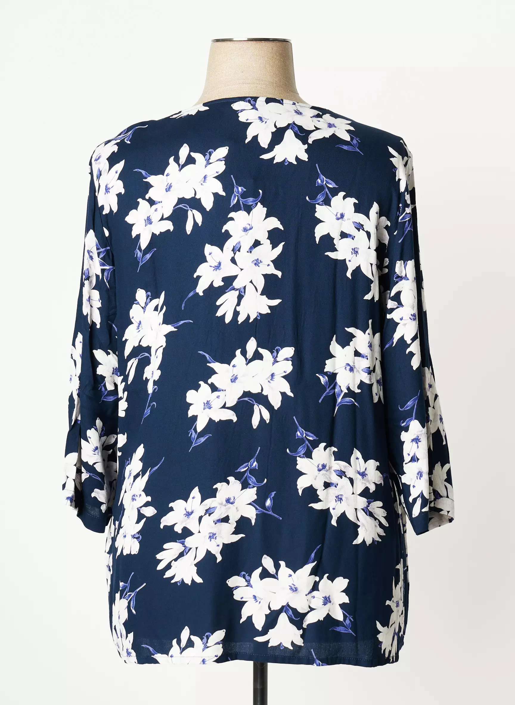 Ciso Tuniquemanchelongue Femme couleur bleu