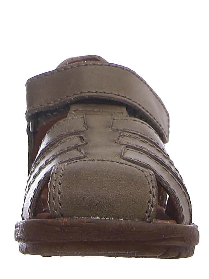 Naturino Leder-Halbsandalen in Khaki günstig kaufen 31