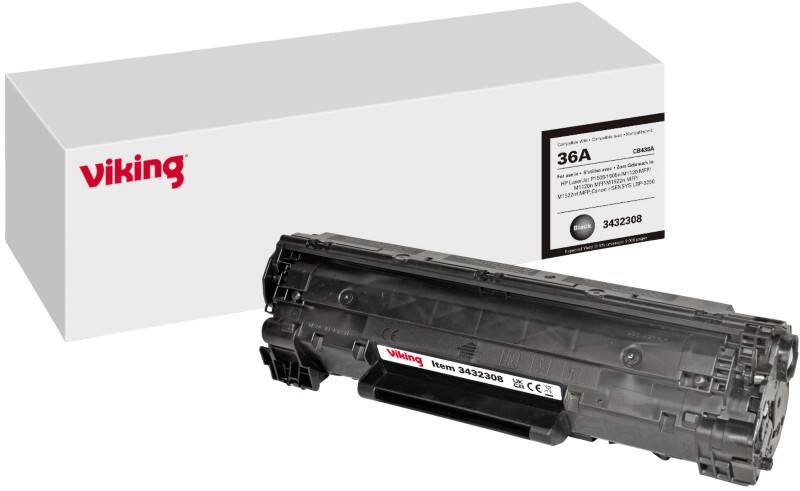 Viking 36A Kompatibel HP Tonerkartusche CB436A Schwarz