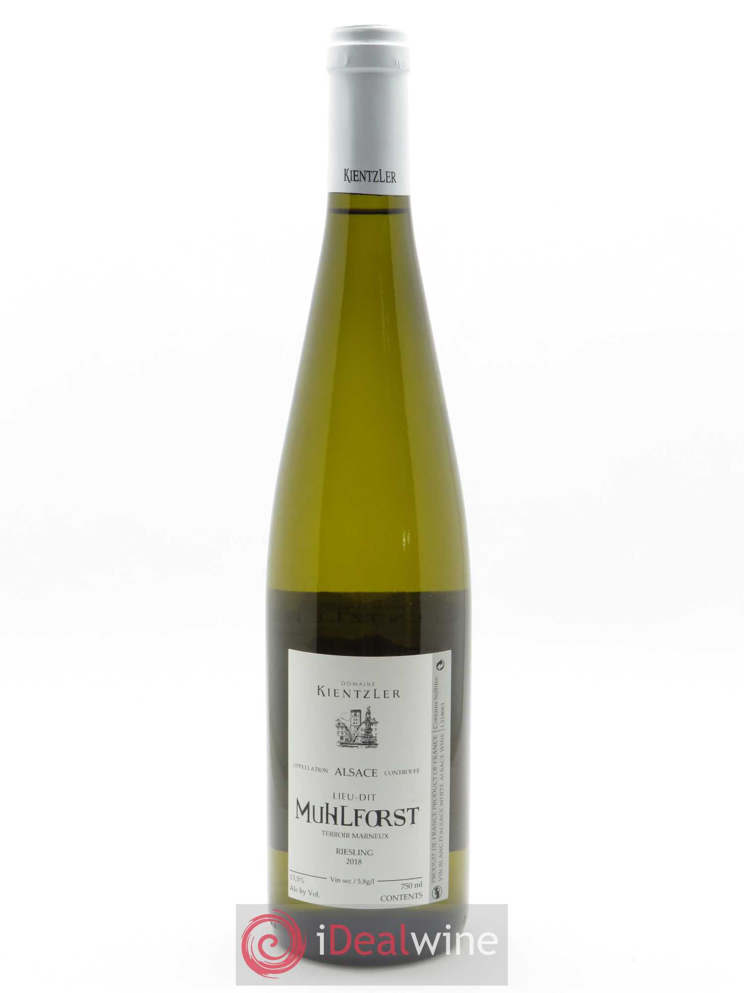 Riesling Muhlforst Kientzler  2018 - Lot de 1 Bouteille
