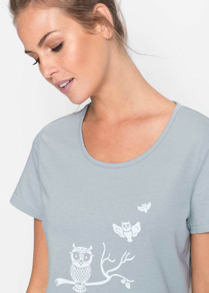 Capri Pyjama mit kurzen Ärmeln