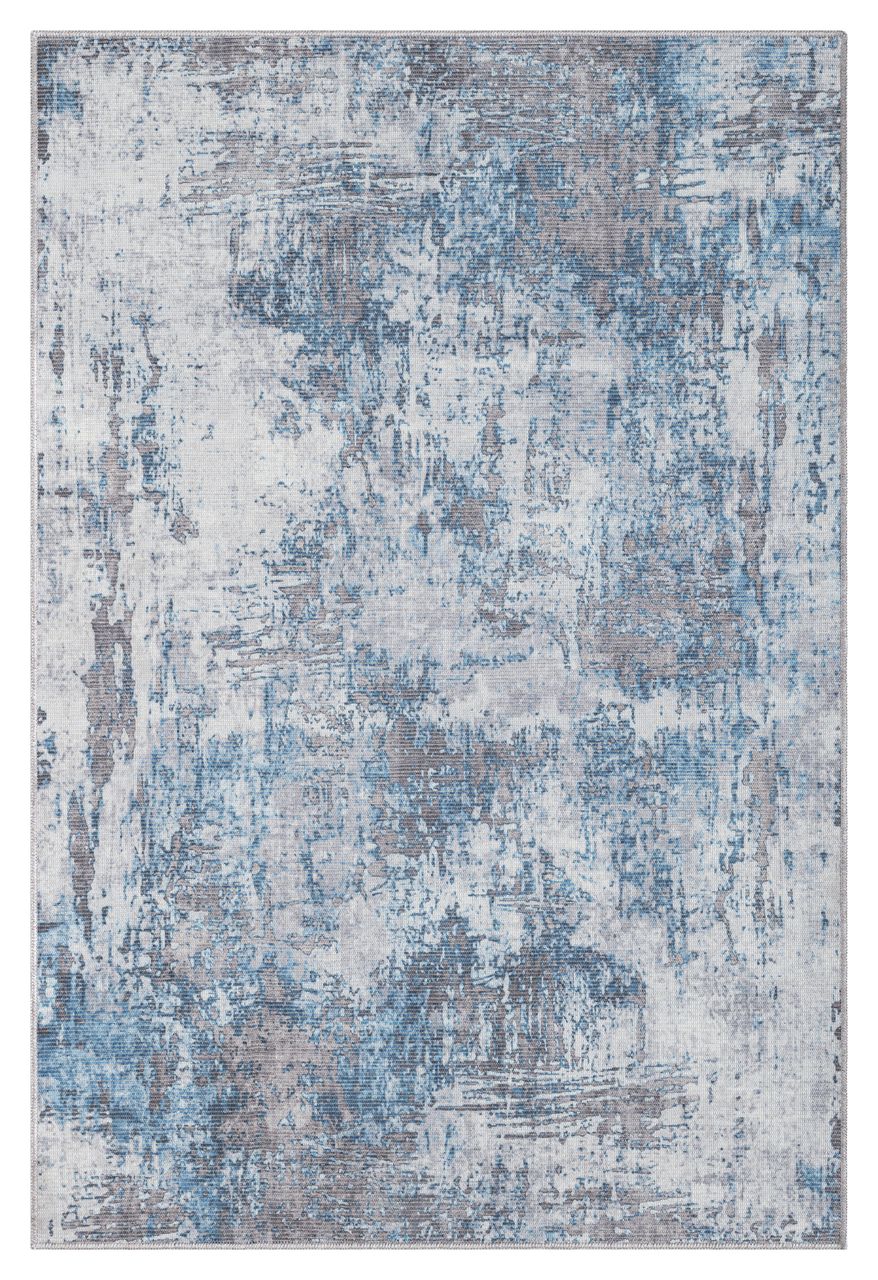 MyFlair Teppich Olivia, 120cm x 180cm, Farbe blau/grau, rechteckig