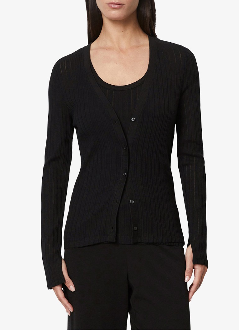 Gilet en jersey en maille fine Marc O'Polo