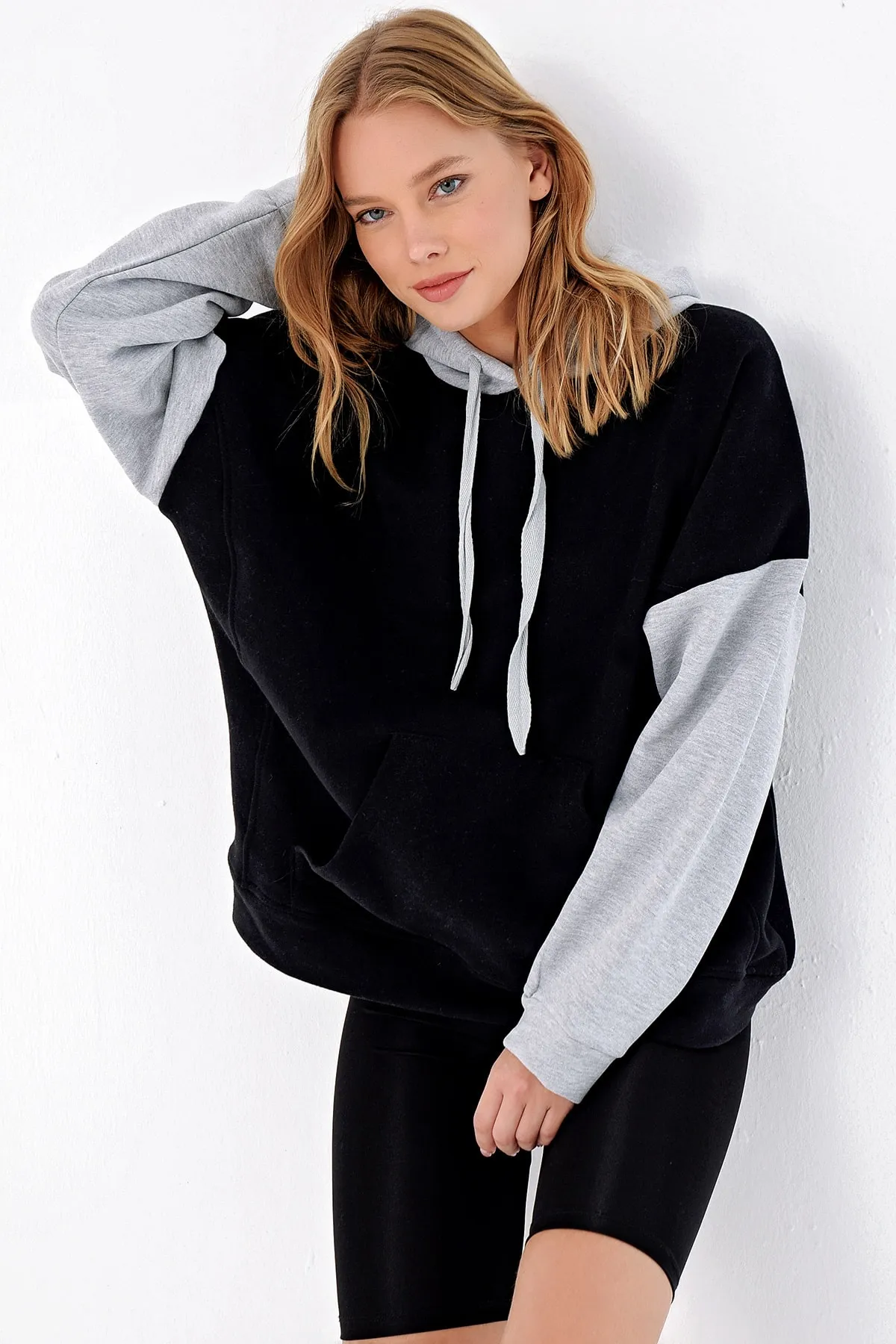 Trend Alaçatı Stili  Sweatshirt - Mehrfarbig - Oversized