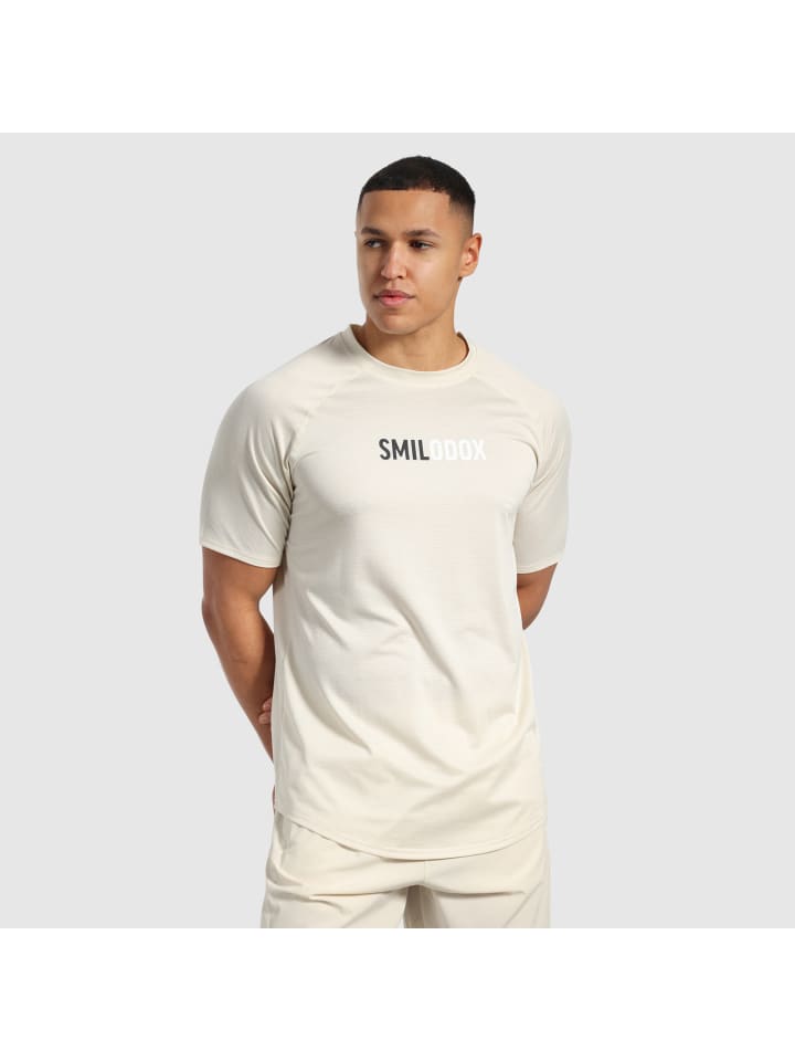 SMILODOX T-Shirt Powerfit Pro in Creme günstig kaufen