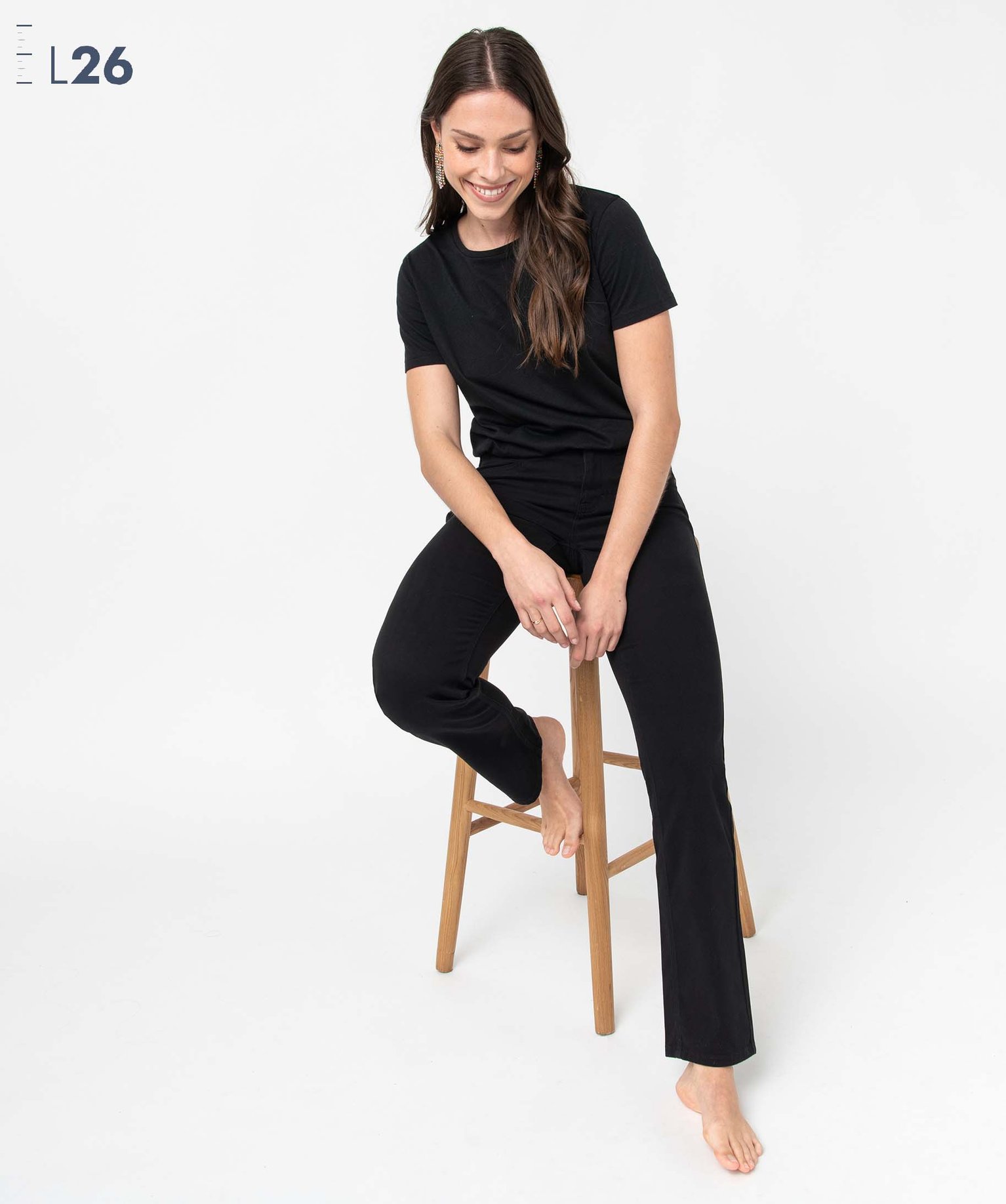 Jean femme coupe Regular - L26 noir | GEMO