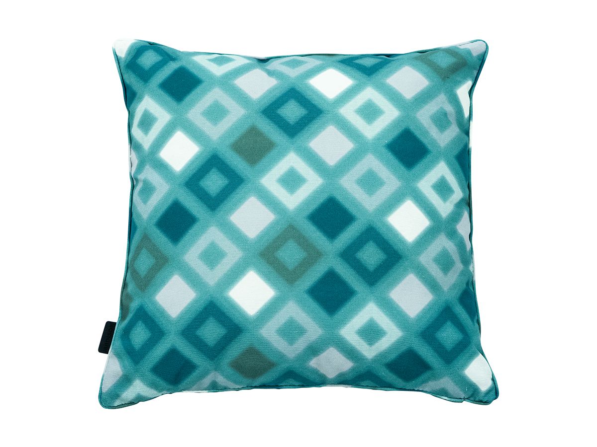 Madison Grids Sea Blue 50 x 50 Dekokissen