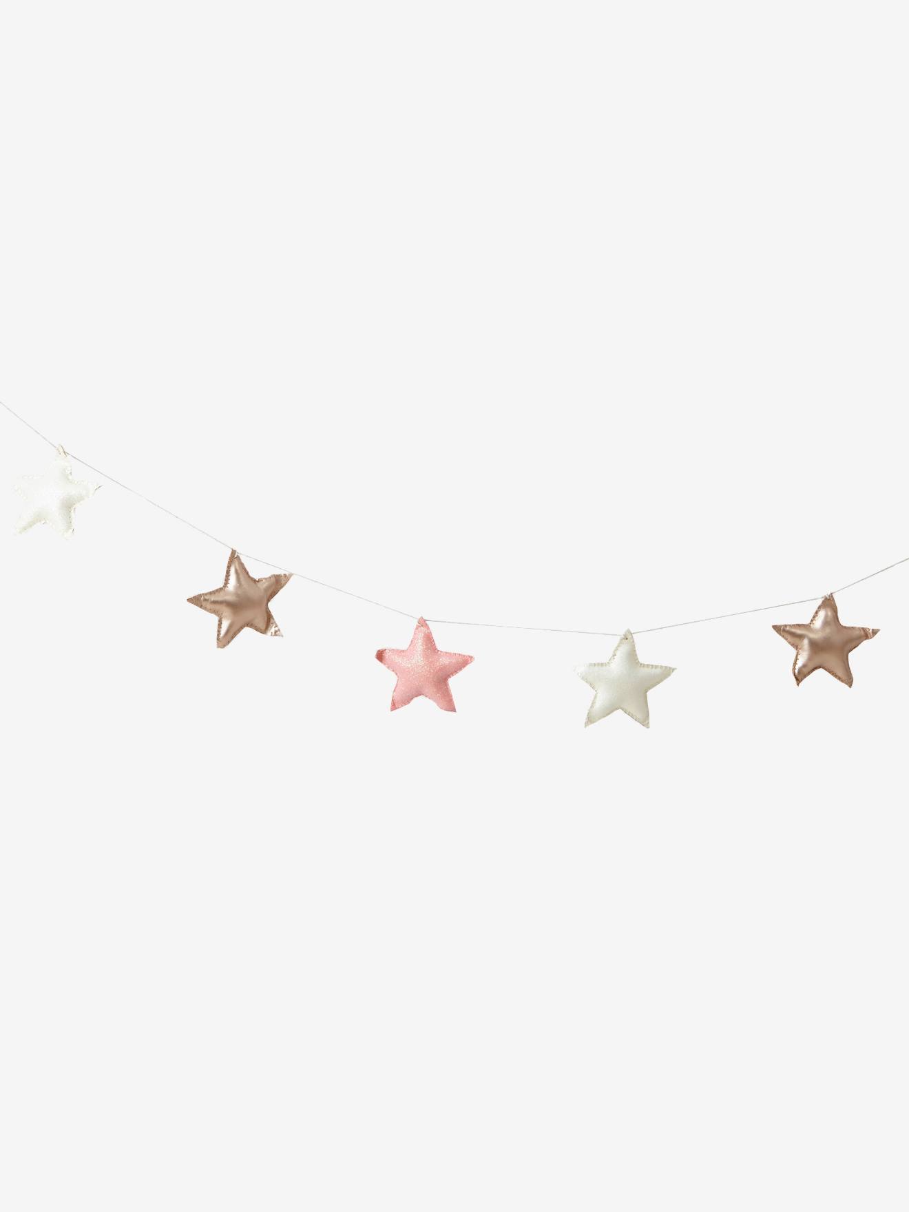 Guirlande étoiles Magie rose rose