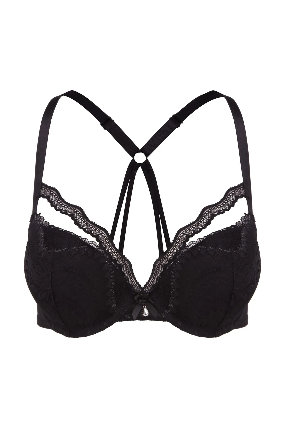 PETITE FLEUR GOLD  BH - Schwarz - Unifarben