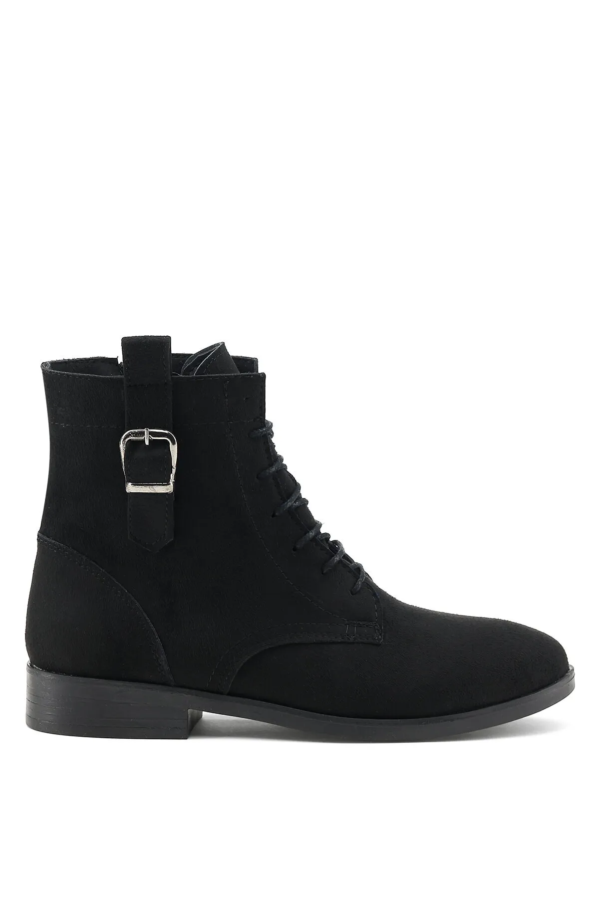 İnci  Stiefelette - Schwarz - Flacher Absatz