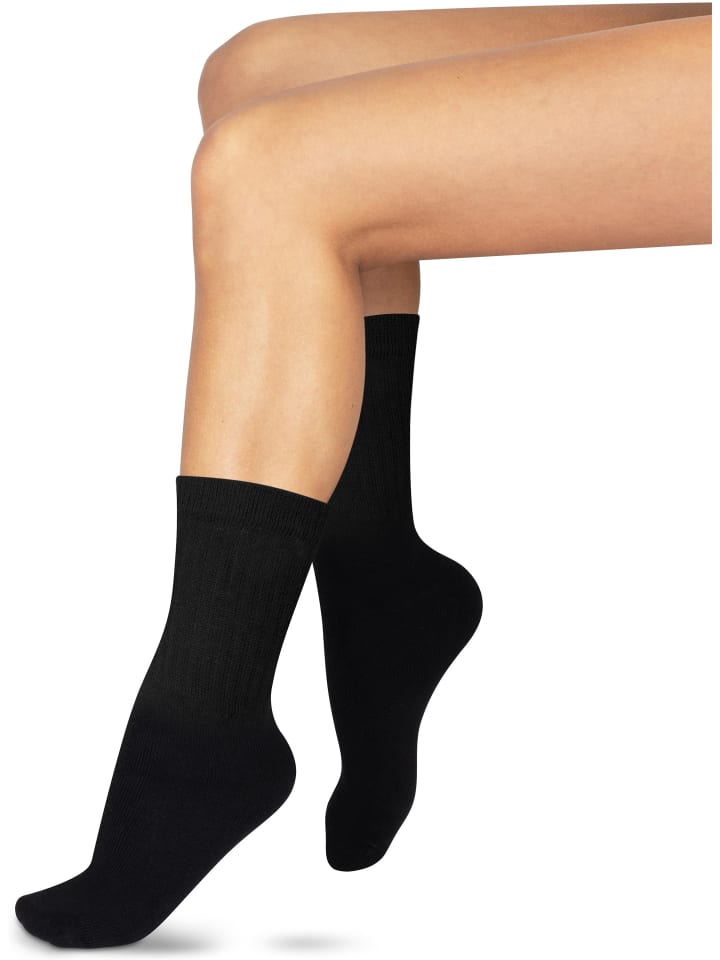normani 20 Paar Tennis-Socken in Schwarz günstig kaufen