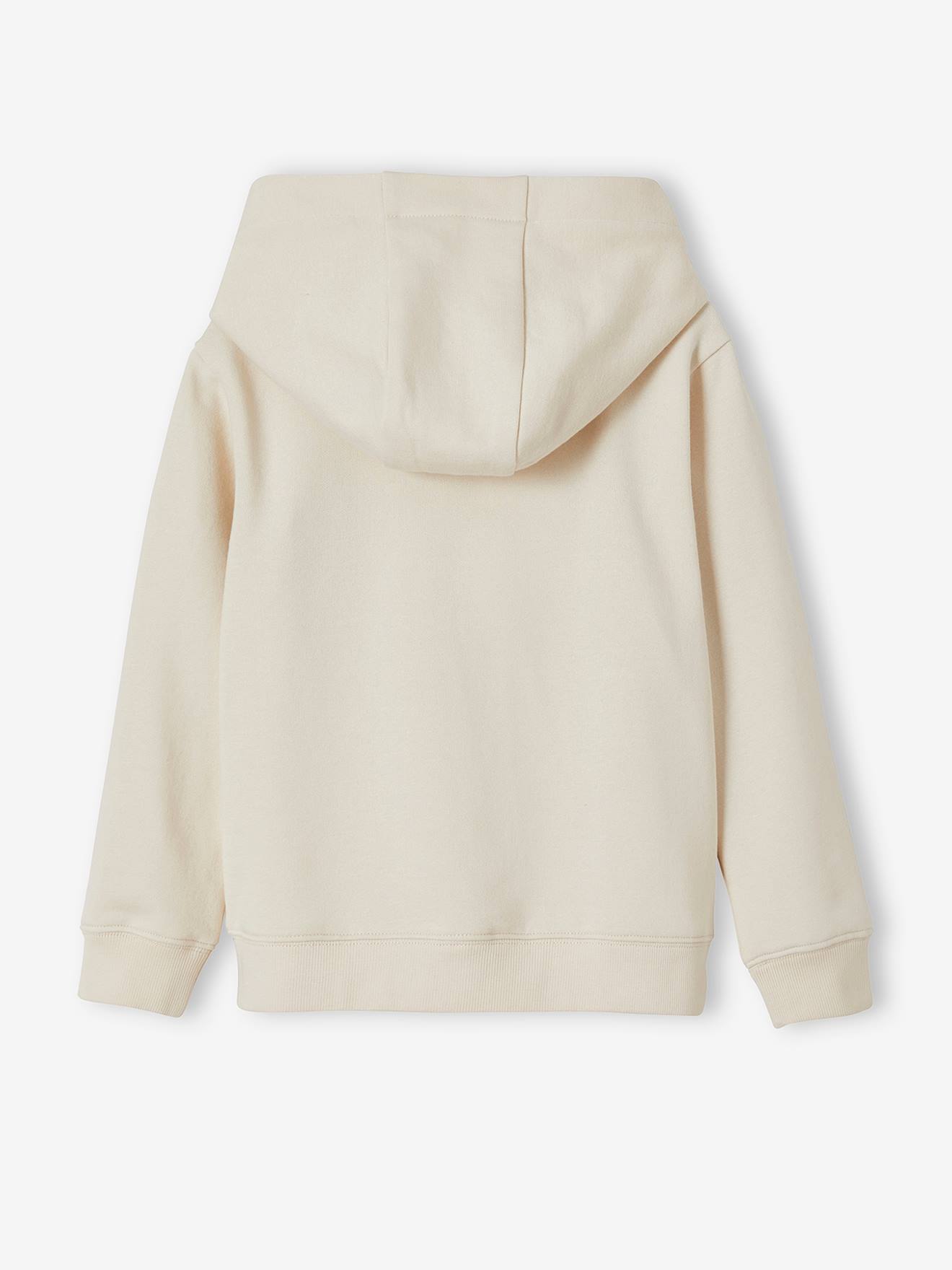 Vertbaudet Jungen Kapuzensweatjacke COOL KIDS CLUB Oeko-Tex - beige meliert