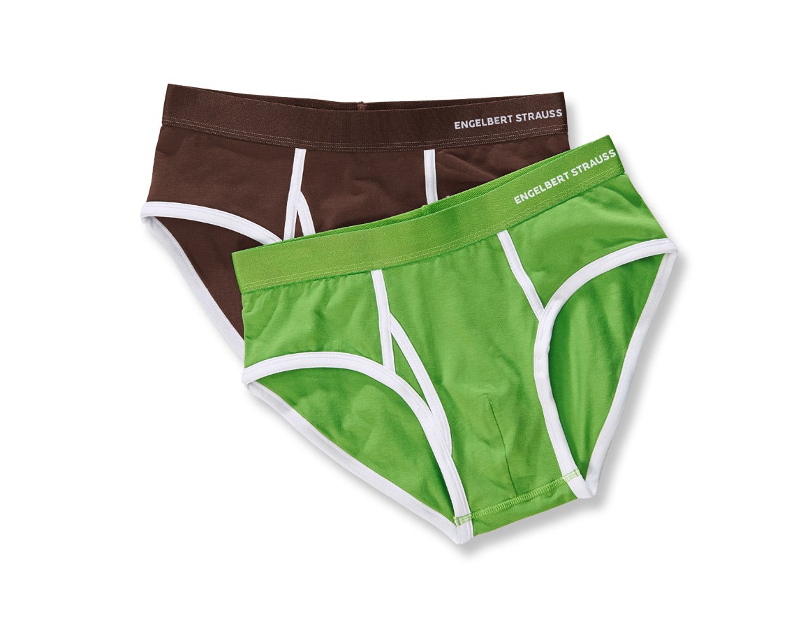 e.s. cotton stretch Slip Colour, 2er Pack