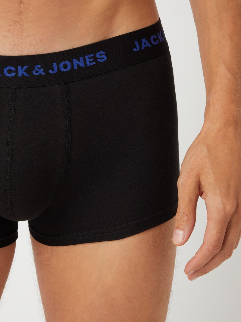 Trunks mit Stretch-Anteil im 7er-Pack in schwarz